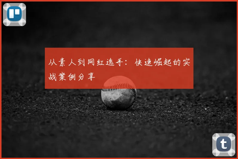 从素人到网红选手：快速崛起的实战案例分享
